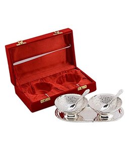 Ensemble de bols en argent allemand avec coffret cadeau exceptionnel - Capsul 5 pièces, 0,8 kg, 500 millilitres - 500 ml - Product Image 2