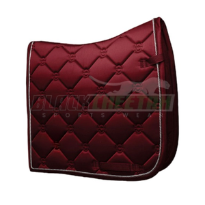 แผ่นรองอานม้ากันลื่นสไตล์แฟชั่นผ้าซาตินผ้าฝ้ายคุณภาพสูงแผ่นอานม้าม้าขี่ม้าแบบกำหนดเองได้ - Product Image 3