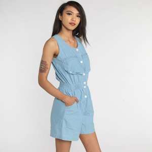New 2026 Custom <b>Women</b> <b>2</b> <b>Piece</b> <b>Set</b> Woman <b>2</b> Pieces2024 Fashion Denim Jacket Female + Denim Shorts <b>Women's</b> Suit - Product Image 4