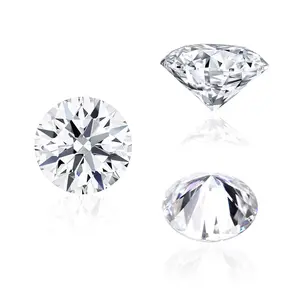 MO118 Melee Moissanite Diamonds Round Brilliant Cut D-VVS Quality 0.8-3mm Small Size White Moissanite Loose Stones