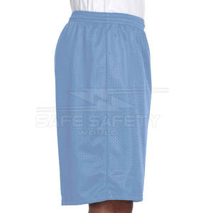 Pantalones cortos de gimnasio de estilo informal de verano de talla grande para hombre, malla de baloncesto de poliéster de secado rápido, cintura elástica, Color sólido no tejido - Product Image 2