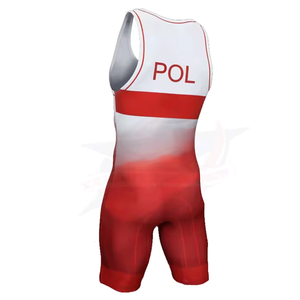 Pakistan Made Professional <b>Men's</b> <b>Wrestling</b> <b>Singlet</b> Hot Sale New Style Outer Wear for Martial Arts - Product Image 3