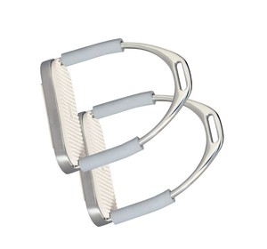 Nueva llegada Polo montar caballo estribos aluminio ligero agarre de seguridad duradero OEM fábrica al por mayor exportación - Product Image 2