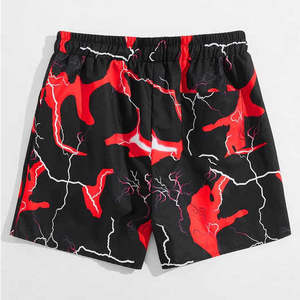 Vente en gros Short de jogging décontracté imprimé par sublimation en polyester vierge Gym pour homme Logo personnalisé Short de basket-ball en maille pour hommes - Product Image 1