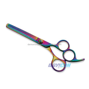 Tijera Profesional de adelgazamiento, instrumento de belleza, Color arcoíris - Product Image 1