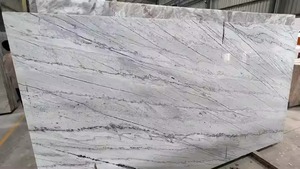 Azulejo de mármol de ónix blanco lineal de diseño moderno, suministro directo de fábrica, piedra Natural para uso en hoteles, azulejo pulido para exteriores, losa grande - Product Image 2