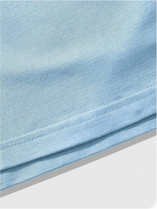 Camiseta Extra Grande de Felpa para Hombre al por Mayor, 100% Algodón, Transpirable, Ecológica, Manga Corta, Cuello Redondo, Hombros Caídos, Holgada, Talla Grande - Product Image 3