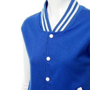 Vestes universitaires légères pour femmes avec fermeture à un bouton, impression de logo personnalisé, style streetwear, manches complètes, OEM 2025 - Product Image 3