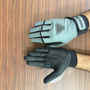 Top qualité en cuir véritable vente chaude gants de frappeur de Baseball antidérapant jeunesse adulte unisexe léger gants de frappeur de Baseball - Product Image 2