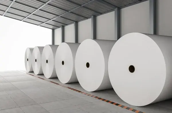 Rolls of White Board Paper