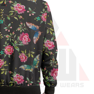 Chaqueta Bomber de Lona Sublimada de Alta Calidad con Estampado Frontal Personalizado al por Mayor, Chaqueta Casual de Invierno para Hombre, Resistente al Viento, con Bolsillos, 300g - Product Image 5