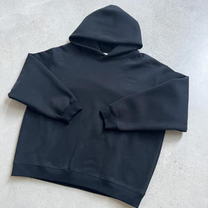 เสื้อสเวตเชิ้ตโอเวอร์ไซส์ของผู้ชายผ้าคอตตอนผ้าฟลีซ350GSM มีฮู้ดทรงโอเวอร์ไซส์ใส่โลโก้ได้ตามต้องการ - Product Image 4