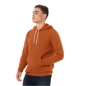 Bella + Canvas Unisex Algodón Fleece Pullover Sudaderas con capucha Tela ultra cómoda Ajuste regular Casual Ropa diaria bordada - Product Image 3