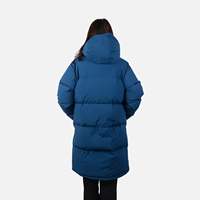 Manteau long d'hiver pour femme, imperméable et coupe-vent, style décontracté, en jean imprimé, matelassé, col montant, garniture en fourrure, style cargo Navigate