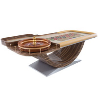 Tables de poker standard de casino de haute qualité conçoivent la table de roulette de divertissement à vendre