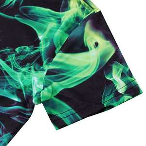 Camiseta Deportiva de Secado Rápido para Hombre, Diseño Nuevo, Sublimada, de Poliéster, Elástica, Antiarrugas, Manga Corta, al por Mayor - Product Image 3