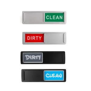 Dishwasher Magnets Clean Dirty Sign Magnet Dishwasher Magnetic Sticker Indicator for Washing Machine Kitchen Supplies