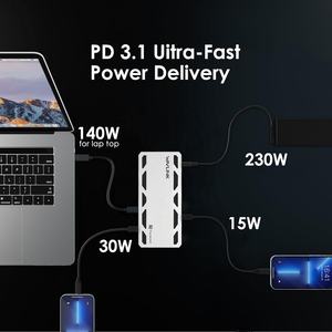 Nouvelle station d'accueil Thunderbolt <span class=keywords><strong>5</strong></span> WAVLINK WL-UTD58-M <span class=keywords><strong>12</strong></span>-en-1 Thunderbolt <span class=keywords><strong>5</strong></span> Dock 140W PD 8K Affichage Hub de connexion - Product Image 5