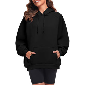 Sweat à capuche pour femme en polaire douillet et chaud, écologique, respirant, élégant, streetwear, confortable, doux à l'intérieur, décontracté pour tous les jours - Product Image 3