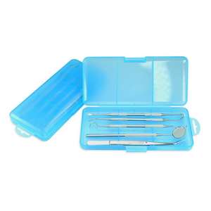Kit de Cuidado Bucal Profesional SKY BLUE, 5 Piezas, Kit de Herramientas Dentales de Acero Inoxidable, Set de Higiene Dental 2026 - Product Image 2