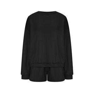 Conjuntos de mujer de gran venta, ropa de calle de algodón 100%, conjunto de 2 piezas para mujer, transpirable, ligero, de secado rápido, logotipo personalizado - Product Image 6