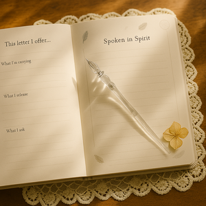 Diario de oración de plumas LABON, cada página, una carta susurrada, <span class=keywords><strong>cuaderno</strong></span> devocional cristiano con encanto, libro de escritura elegante - Product Image 3
