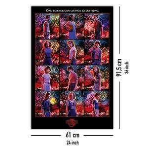 Affiche de collage Stranger Things Saison 3, design de plaque unique pour les fans - Product Image 2