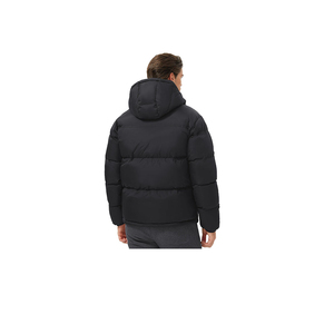 Winter Ready Warm Unisex Puffer <b>Jacket</b> with Soft <b>Padding</b> Hooded <b>Waterproof</b> Front Logo-Casual Outerwear for Everyday Comfort - Product Image 2