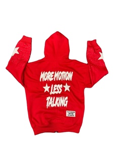 Sweat à capuche zippé streetwear personnalisé, patch brodé délavé, lavage à l'acide, surdimensionné, polaire, sweat à capuche lourd pour homme, hiver - Product Image 2