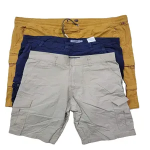Apparels Stock lot Bangladesh Surplus Branded Labels Men's Boy's 6 and 4 pocket short pants cargo Pant Super Low Price