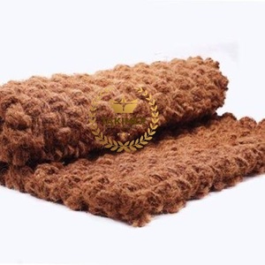 Estera de fibra de coco orgánica 100% artesanal de fibra de coco Natural de Color marrón claro de alta calidad hecha en Vietnam - Product Image 2