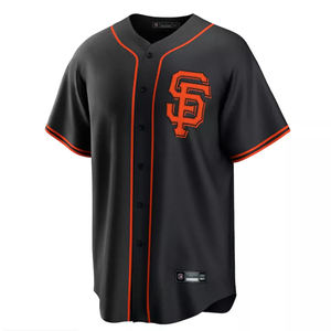 Jersey de béisbol con logo personalizado para hombre, jersey de béisbol de manga corta con logo personalizado de México - Product Image 6