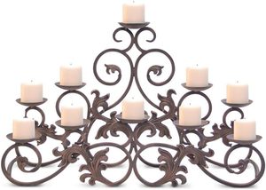 High Quality Candle Holder Home Decorative wedding decor Metal Classical Candle <b>Lantern</b> festival wholesale manufacturer supplier - Product Image 2