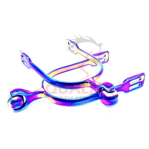 Nouveaux éperons d'équitation 2025 offrant des options personnalisées dans le logo et la finition du matériau de forme pour l'équipement équestre personnalisé - Product Image 2