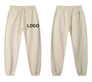Logo personnalisé 2025 Pantalons de survêtement unisexe Pantalons de survêtement en molleton de coton pour hommes Pantalons de jogging décontractés avec pantalons de survêtement vierges - Product Image 3