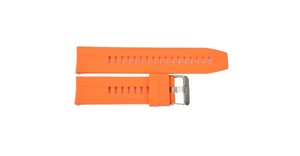 Correa de Reloj Inteligente Deportiva Unisex JD467 Naranja de Silicona con Hebilla de Acero Inoxidable, Correa de Reloj Ajustable Suave, Piezas de Reloj - Product Image 4