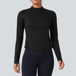 Pantalon de yoga professionnel haut de gamme pour femme 2026, manches longues, taille élastique, séchage rapide, respirant, polyester/nylon, pour l'entraînement - Product Image 1