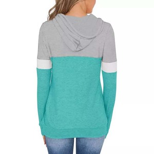 Sudaderas con capucha de alta calidad para mujer, sudadera informal de manga larga con bolsillos, jersey de canguro, sudaderas con capucha de algodón polar para mujer - Product Image 4
