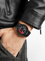 Montre à mouvement à quartz avec roue tournante 3D originale, étanche, modèle gyroscopique pour homme, rotation à 360° pour Dodge Vipper Voodoo