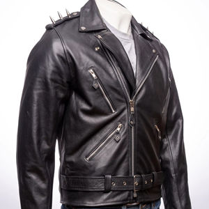 Diseño superior 100% Chaqueta de invierno de manga larga con cuello levantado de cuero de alta calidad para hombre Diseño personalizado disponible a un precio razonable - Product Image 1