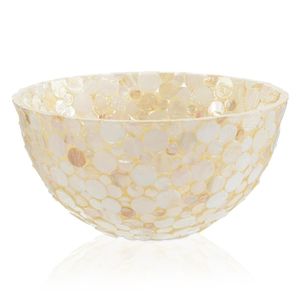 Bol MOP créé pour compléter les thèmes de décoration minimalistes et luxueux avec une finition en nacre polie - Product Image 1