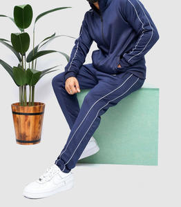 ชุดเสื้อฮู้ดและกางเกงวอร์มผ้าฝ้าย 100% ไซส์ใหญ่สั่งทำขายส่ง ดีไซน์ 2 in 1 แบบยูนิเซ็กซ์ - Product Image 4