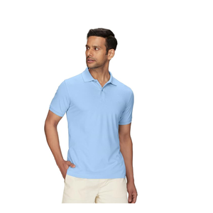 Polo de cuello redondo Tie-Dye de calidad superior con patrones artesanales únicos para la expresión artística disponible al mejor precio - Product Image 1