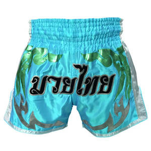 Shorts de MMA et de Kickboxing Unisexe pour Adultes, Modèle 2026, les Plus Vendus, pour l'Entraînement de Muay Thai, Karaté et Lutte - Tissu Satiné avec Logo Personnalisé - Product Image 1