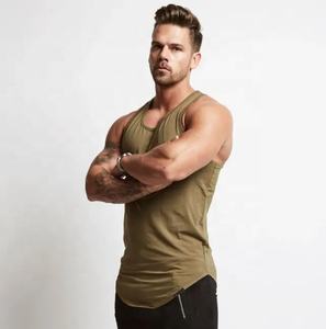 Custom <b>Men's</b> Gym <b>Vest</b> Fitness Singlet Wholesale Cotton <b>Stringer</b> Workout Tank Top Spandex Summer Casual Print Bodybuilding - Product Image 3