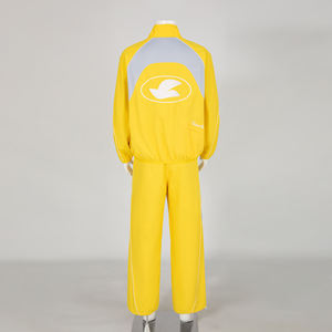 Chándal de Invierno para Hombre al por Mayor, Personalizado, Estilo Urbano, Bloques de Color, Patchwork, Cortavientos, Nylon Grueso, Capucha, Cintura Elástica - Product Image 3