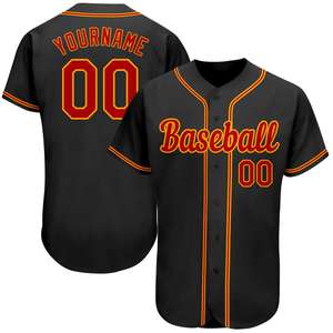 Ropa Deportiva al por Mayor de Fábrica Estadounidense 2025, Jersey de Béisbol de Alta Calidad y Durabilidad - Product Image 2