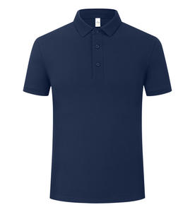 Polo de golf de secado rápido al por mayor, Polo de manga corta para hombre, Polo básico ajustado informal, Polo de golf de poliéster sólido - Product Image 5