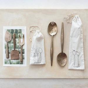 Servidores de ensalada decorativos de metal no reactivo Servidores de ensalada con mango de cabeza de ciervo de nuevo diseñador que incluyen acero espejado para ensalada - Product Image 4