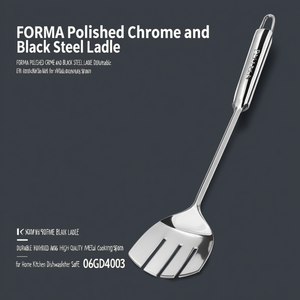 Mestolo Acciaio FORMA Cromo brillante y negro 06GD003 - Product Image 3